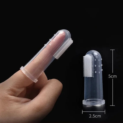 Portable Finger Toothbrush for Pets – Lightweight &amp; Easy to Clean