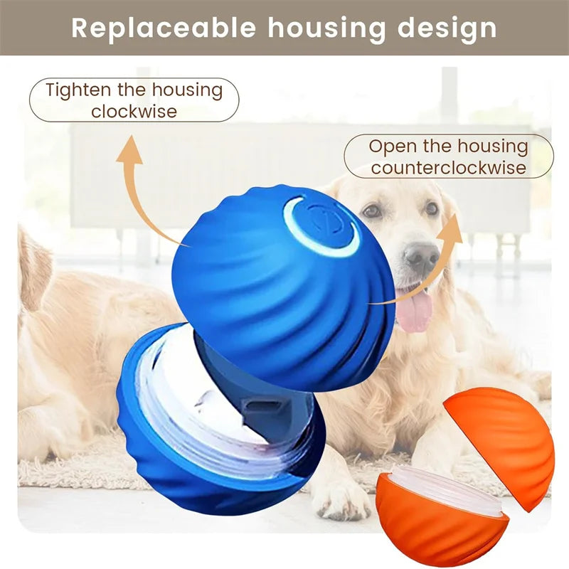 Smart Interactive Jump Ball for Pets – Motion-Activated &amp; Chew-Resistant